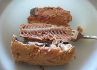 canned salmon with bones